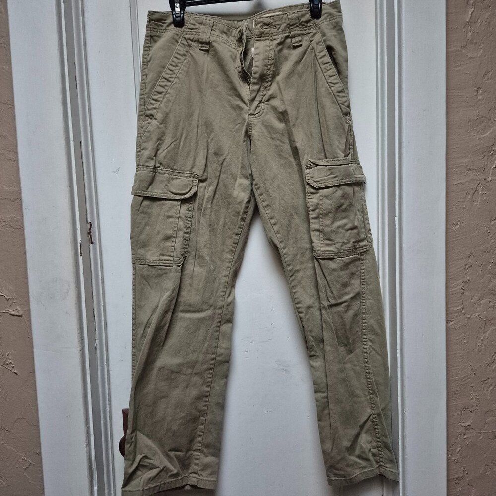 Wrangler Relaxed Fit Tan Cargo Pants - 100% cotton - 30 X 32